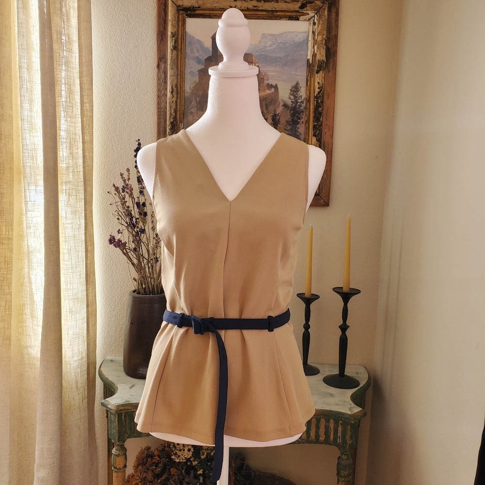 Adorable Ann Taylor Belted Blouse